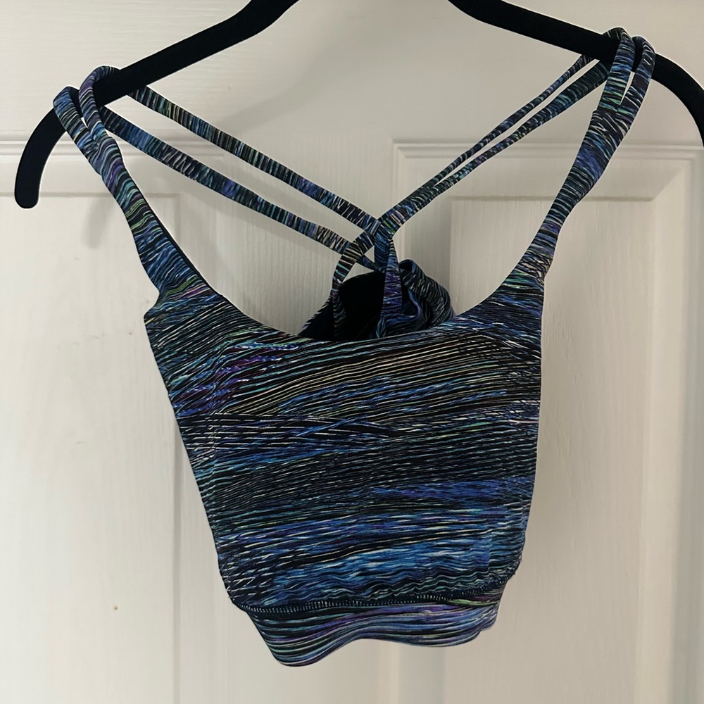 Lululemonenergy Bra Interconnect Blue View 5